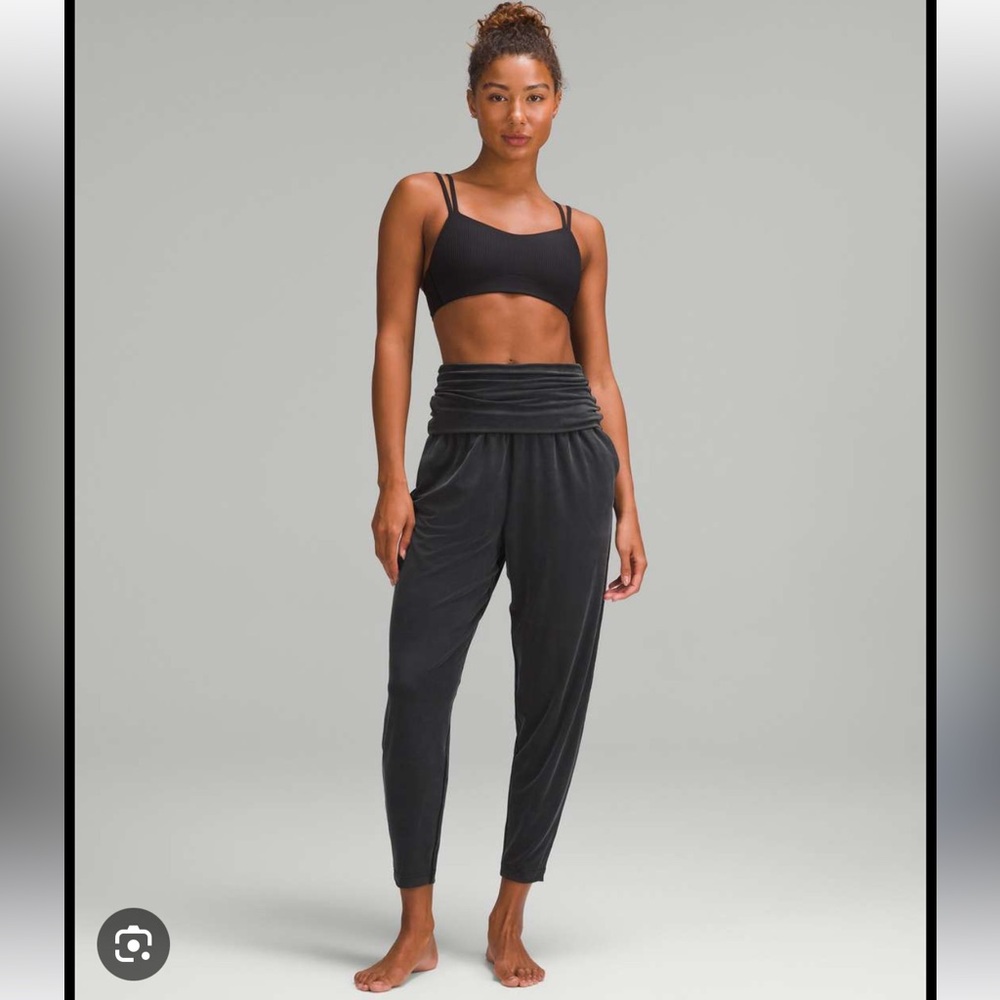lululemon Foldover Relaxed Yoga Pants (Size 12)